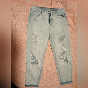 Wild Fable High Rise Mom Jean, Women's Size 8, light blue washed